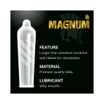 Trojan Magnum Ribbed N12