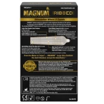 Trojan Magnum Ribbed N12